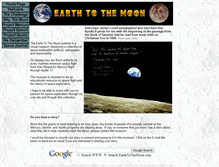 Tablet Screenshot of earthtothemoon.com